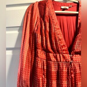 Let Me Be Red Wrap Dress